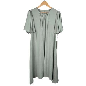 Calvin Klein Sage Green Midi Dress